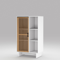 Modern Home Simple Living Room Bamboo MDF Cabinet